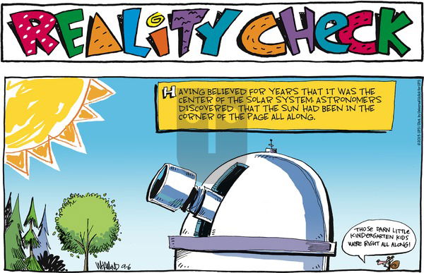 Reality Check on Sunday September 6, 2015 Comic Strip