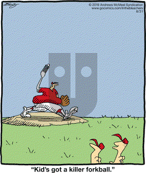 In the Bleachers on Saturday August 31, 2019 Comic Strip