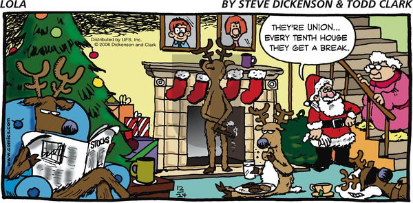Lola on Sunday December 24, 2006 Comic Strip