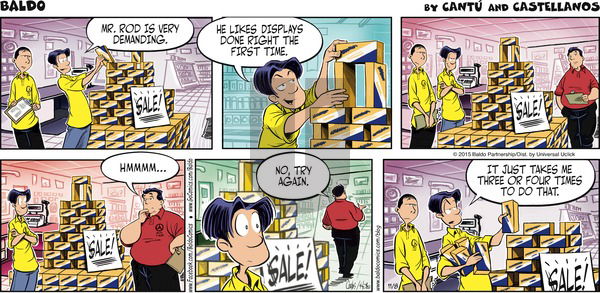 Baldo on Sunday November 8, 2015 Comic Strip
