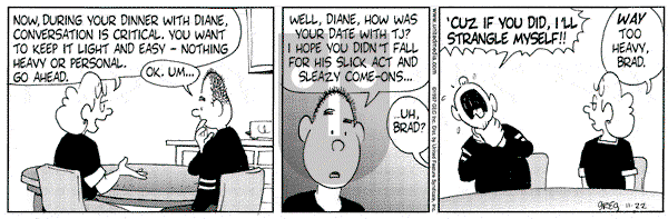 Luann on Saturday November 22, 1997 Comic Strip