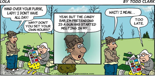 Lola on Sunday February 24, 2013 Comic Strip