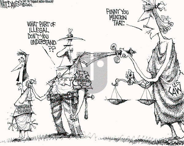 Matt Davies on Wednesday April 25, 2012 Comic Strip