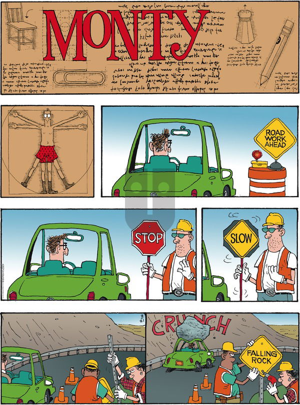 Monty on Sunday March 21, 2021 Comic Strip