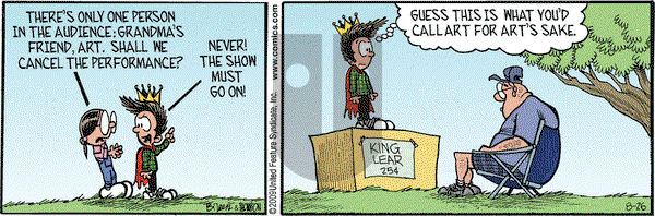 Grand Avenue on Wednesday August 26, 2009 Comic Strip