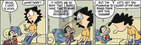 Baby Blues on Monday April 11, 2016 Comic Strip