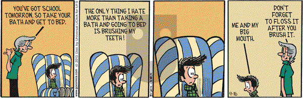 Grand Avenue on Monday September 16, 2013 Comic Strip
