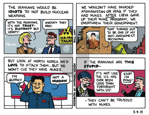 Ted Rall on Monday March 9, 2015 Comic Strip