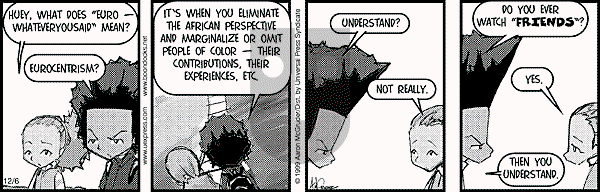 The Boondocks - Friday December 6, 2002 Comic Strip