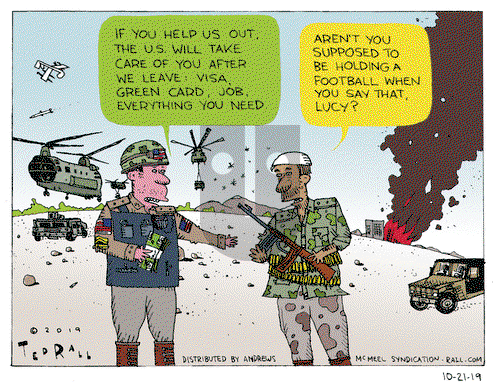 Ted Rall on Monday October 21, 2019 Comic Strip