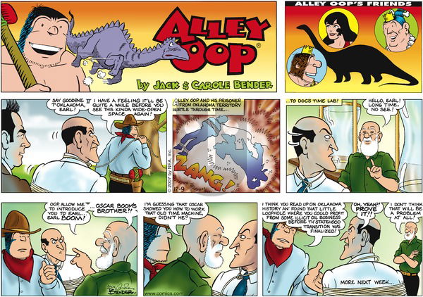 Alley Oop on Sunday December 9, 2007 Comic Strip