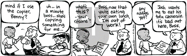 JumpStart on Thursday April 19, 2001 Comic Strip