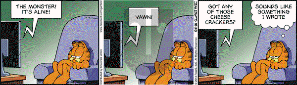 Garfield on Tuesday October 28, 2014 Comic Strip