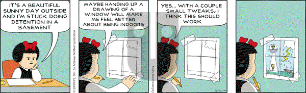Nancy on Thursday April 4, 2019 Comic Strip