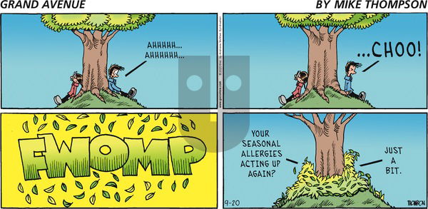 Grand Avenue on Sunday September 20, 2020 Comic Strip
