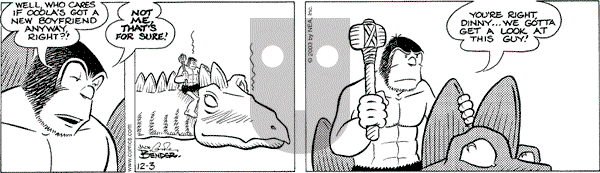 Alley Oop on Wednesday December 3, 2003 Comic Strip