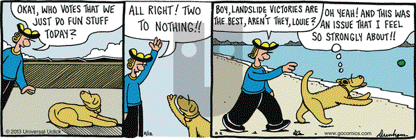 Overboard on Tuesday November 12, 2013 Comic Strip