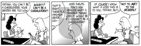 Luann on Tuesday January 13, 1998 Comic Strip