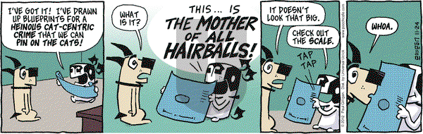 Pooch Cafe on Saturday November 24, 2012 Comic Strip