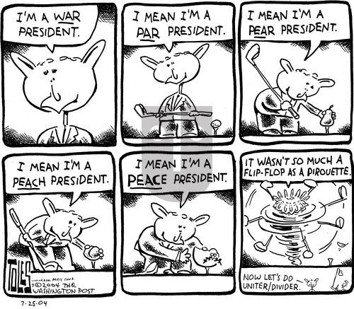 Tom Toles - Sunday July 25, 2004 Comic Strip