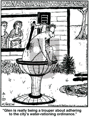 Close to Home on Saturday April 8, 2006 Comic Strip