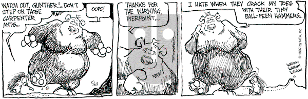 The Grizzwells on Wednesday March 18, 1998 Comic Strip