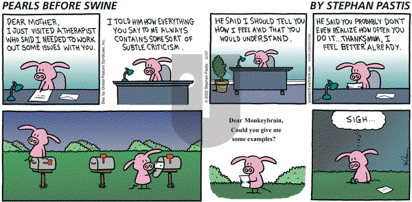 Pearls Before Swine on Sunday November 17, 2002 Comic Strip