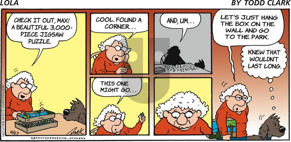 Lola - Sunday September 27, 2020 Comic Strip