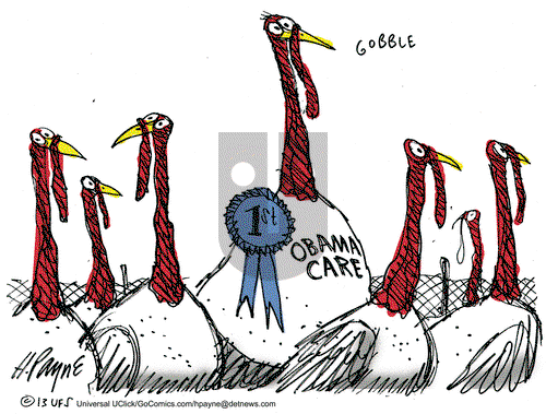 Henry Payne on Wednesday November 20, 2013 Comic Strip