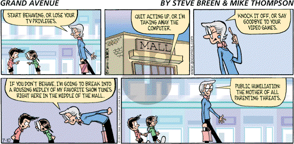 Grand Avenue - Sunday July 10, 2011 Comic Strip