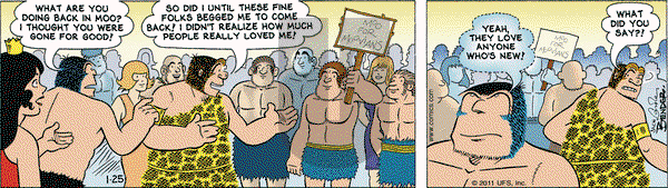 Alley Oop - Tuesday January 25, 2011 Comic Strip