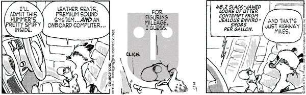 Over the Hedge on Tuesday February 17, 2004 Comic Strip