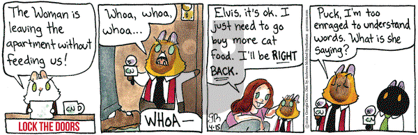 Breaking Cat News - Monday April 15, 2024 Comic Strip