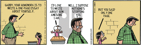 Grand Avenue on Monday January 9, 2017 Comic Strip