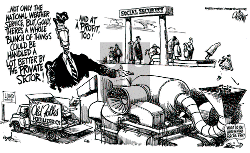 Pat Oliphant on Wednesday March 9, 1983 Comic Strip