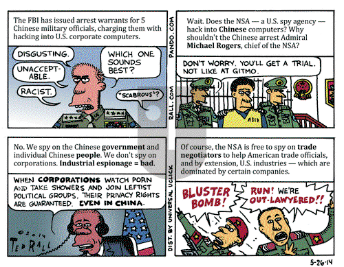 Ted Rall on Monday May 26, 2014 Comic Strip