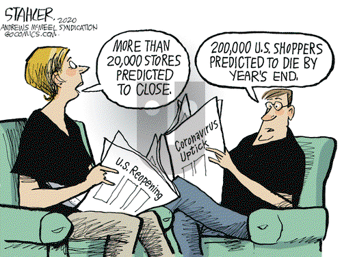Jeff Stahler on Saturday June 13, 2020 Comic Strip