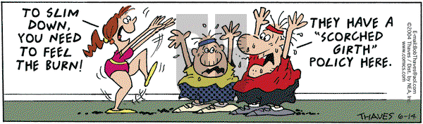 Frank and Ernest on Monday June 14, 2004 Comic Strip