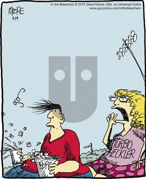 In the Bleachers on Wednesday July 9, 2014 Comic Strip