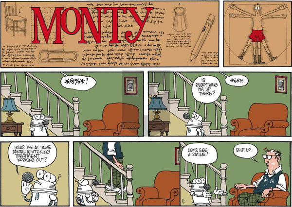 Monty on Sunday February 7, 2016 Comic Strip
