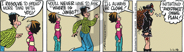 Rose is Rose on Thursday January 1, 2015 Comic Strip