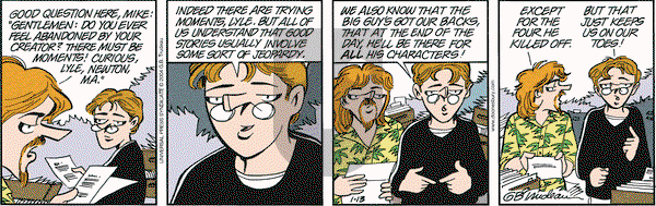 Doonesbury on Tuesday January 13, 2004 Comic Strip