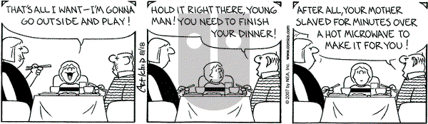 The Born Loser on Saturday August 18, 2007 Comic Strip