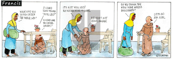 Francis on Monday May 12, 2025 Comic Strip