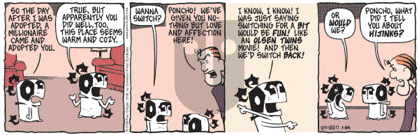 Pooch Cafe on Monday January 26, 2009 Comic Strip