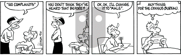Arlo and Janis on Monday April 10, 2000 Comic Strip
