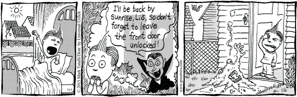 Lio on Monday October 5, 2015 Comic Strip