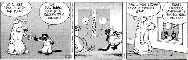 Get Fuzzy on Thursday December 11, 2003 Comic Strip