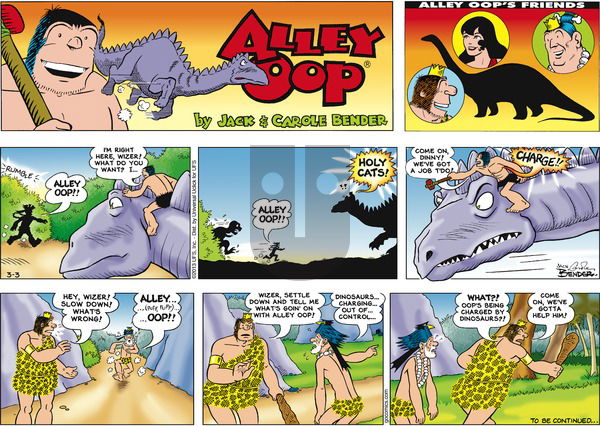 Alley Oop on Sunday March 3, 2013 Comic Strip