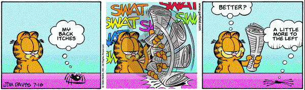 Garfield on Thursday July 16, 1998 Comic Strip